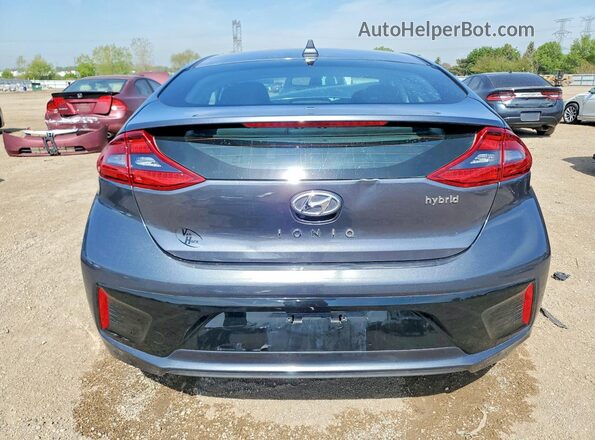 KMHC75LC1JU102683 2018 HYUNDAI IONIQ Серый Вид сзади