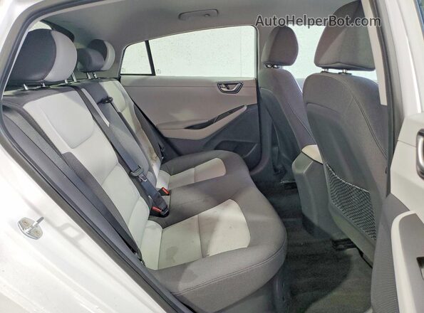 KMHC75LC1LU201703 2020 HYUNDAI IONIQ White Rear seats view