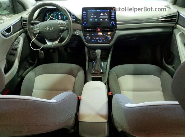 KMHC75LC1LU201703 2020 HYUNDAI IONIQ White Dashboard view