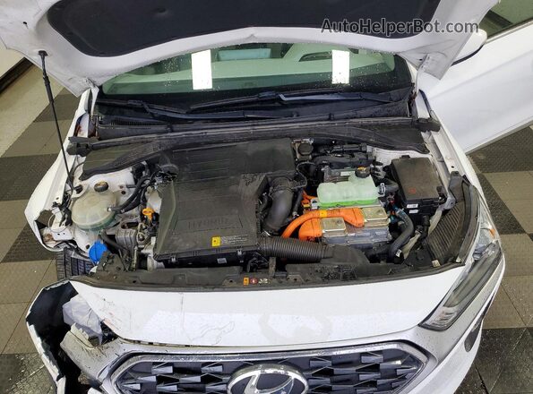 KMHC75LC1LU201703 2020 HYUNDAI IONIQ White Rear interior view