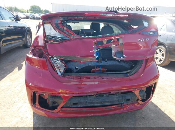 KMHC75LC1LU231851 2020 HYUNDAI IONIQ HYBRID Red 