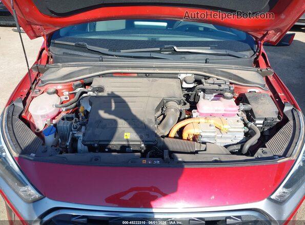 KMHC75LC1LU231851 2020 HYUNDAI IONIQ HYBRID Red Widok z tyłu