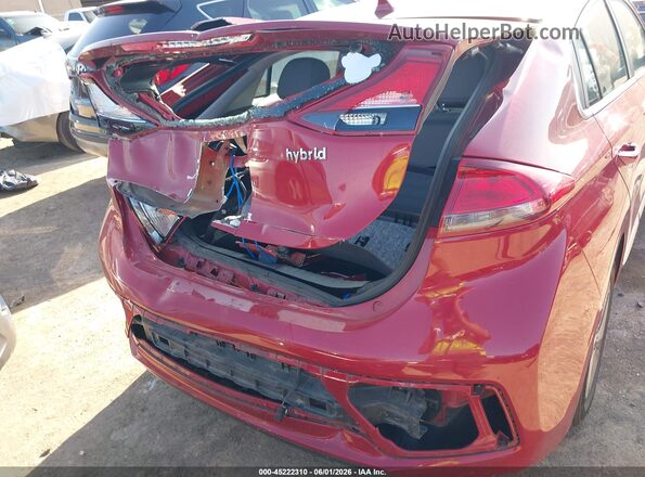 KMHC75LC1LU231851 2020 HYUNDAI IONIQ HYBRID Red Widok z przodu