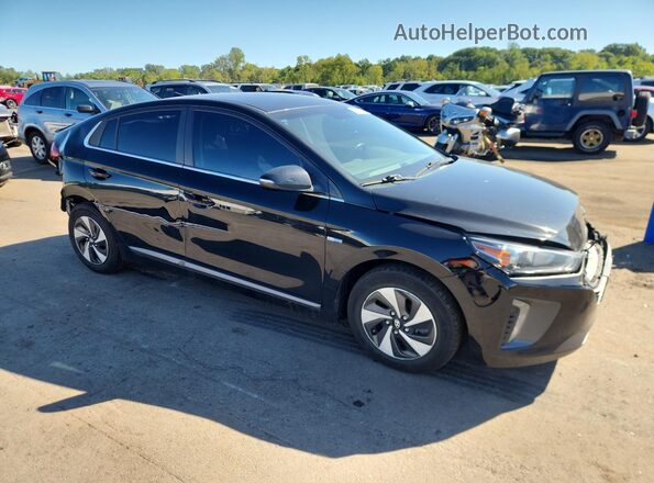 KMHC75LC2HU049194 2017 HYUNDAI IONIQ Black წინა მარჯვენა