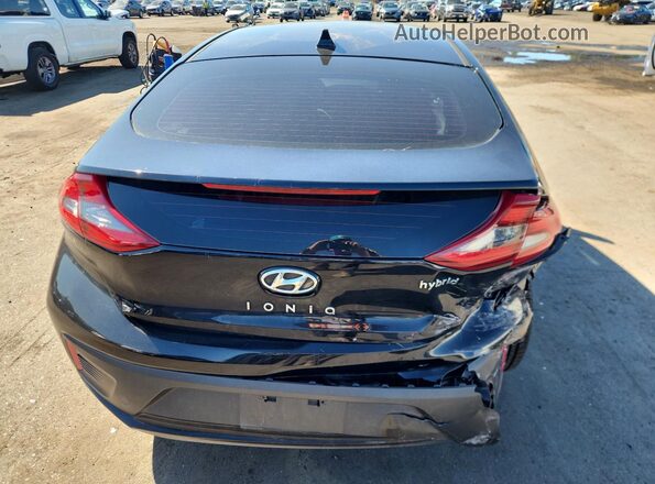 KMHC75LC2HU049194 2017 HYUNDAI IONIQ Black უკანა ხედი