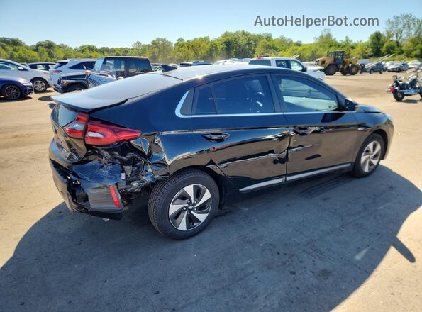 KMHC75LC2HU049194 2017 HYUNDAI IONIQ Black უკანა მარჯვენა