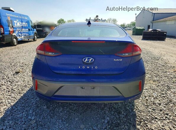KMHC75LC2LU232605 2020 HYUNDAI IONIQ Синий Вид сзади