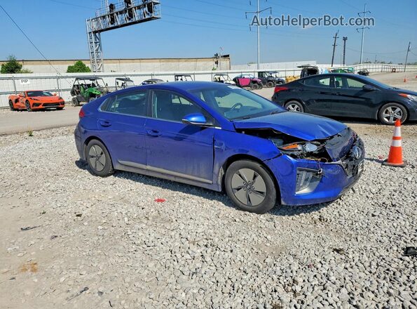 KMHC75LC2LU232605 2020 HYUNDAI IONIQ Синий Передняя правая четверть