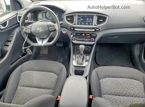 KMHC75LC3HU035403 2017 HYUNDAI IONIQ White Vista del salpicadero