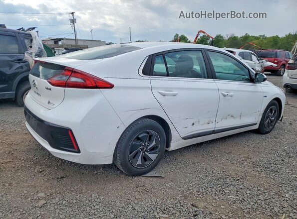KMHC75LC3HU035403 2017 HYUNDAI IONIQ White Trasero derecho