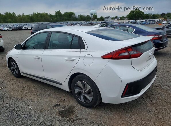 KMHC75LC3HU035403 2017 HYUNDAI IONIQ White Trasero izquierdo