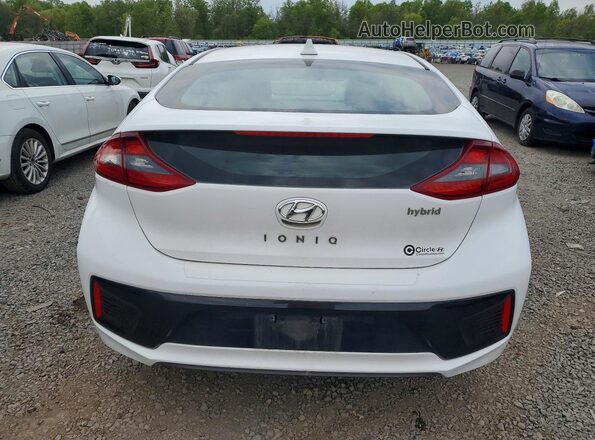 KMHC75LC3HU035403 2017 HYUNDAI IONIQ White Vista trasera