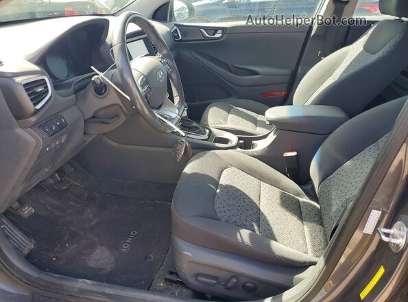 KMHC75LC3HU039838 2017 HYUNDAI IONIQ Gray 