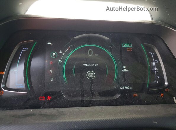 KMHC75LC3MU256056 2021 HYUNDAI IONIQ Black Սարքավորումների վահանակի տեսք
