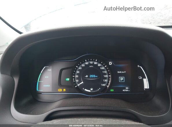 KMHC75LC4JU087905 2018 HYUNDAI IONIQ HYBRID Blue Rear seats view