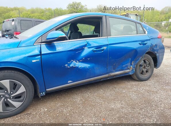 KMHC75LC4JU087905 2018 HYUNDAI IONIQ HYBRID Blue Front view