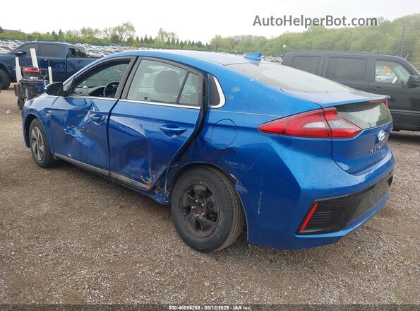 KMHC75LC4JU087905 2018 HYUNDAI IONIQ HYBRID Blue Rear left