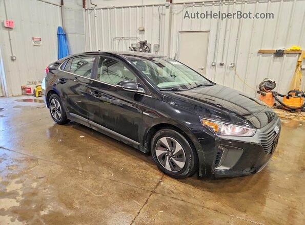 KMHC75LC5HU055412 2017 HYUNDAI IONIQ Black წინა მარჯვენა
