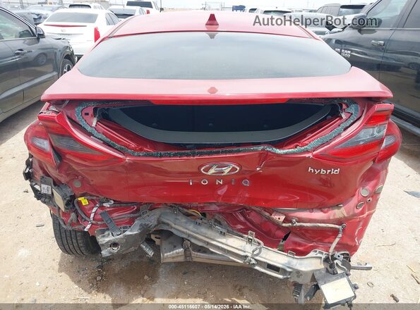 KMHC75LC5KU134666 2019 HYUNDAI IONIQ HYBRID Maroon წინა ხედი