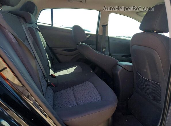 KMHC75LC5KU144727 2019 HYUNDAI IONIQ Black Rear seats view