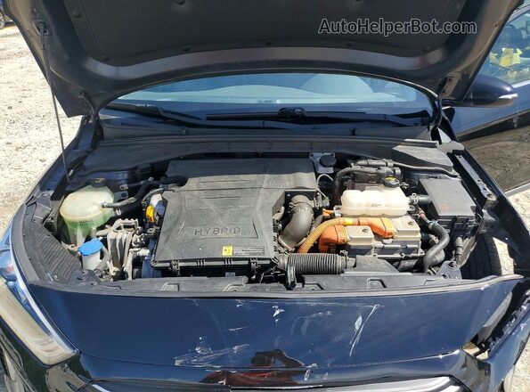 KMHC75LC5KU144727 2019 HYUNDAI IONIQ Black Rear interior view