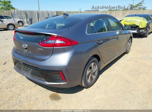 KMHC75LC6JU082463 2018 HYUNDAI IONIQ HYBRID Gray Tył prawy