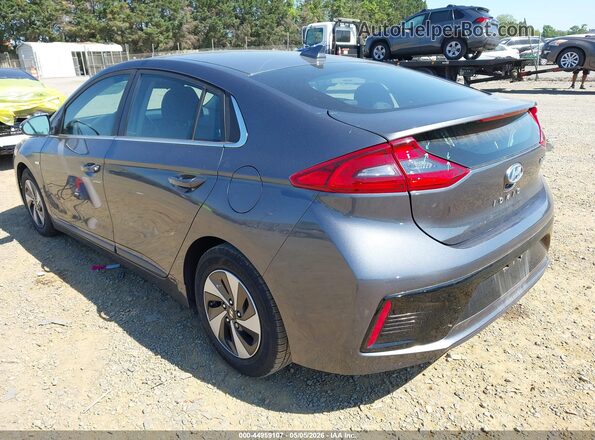 KMHC75LC6JU082463 2018 HYUNDAI IONIQ HYBRID Gray Tył lewy