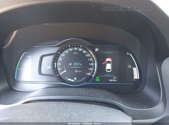 KMHC75LC6JU082463 2018 HYUNDAI IONIQ HYBRID Gray Widok tylnych siedzeń
