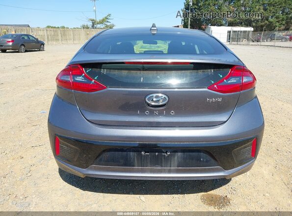 KMHC75LC6JU082463 2018 HYUNDAI IONIQ HYBRID Gray 