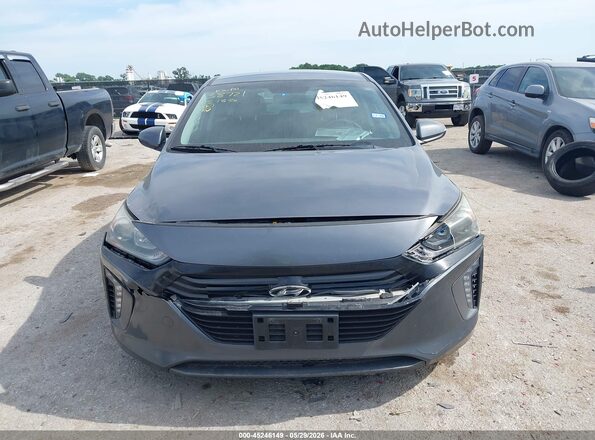 KMHC75LC7JU074968 2018 HYUNDAI IONIQ HYBRID Blue ხელსაწყოთა პანელის ხედი