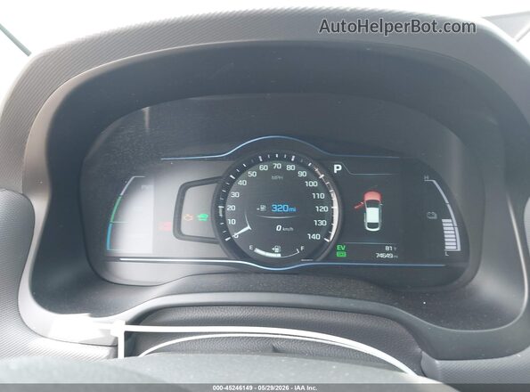 KMHC75LC7JU074968 2018 HYUNDAI IONIQ HYBRID Blue უკანა სავარძლების ხედი