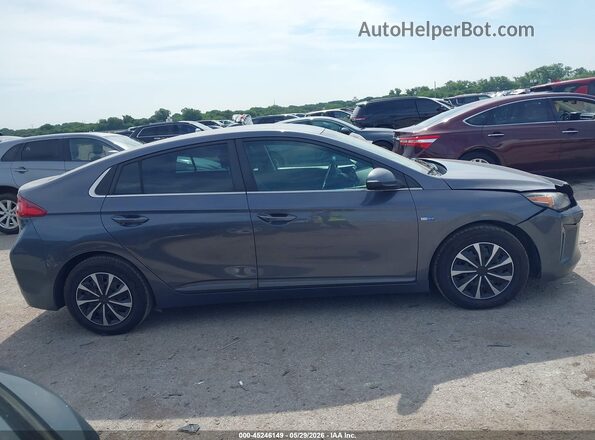 KMHC75LC7JU074968 2018 HYUNDAI IONIQ HYBRID Blue უკანა სალონის ხედი