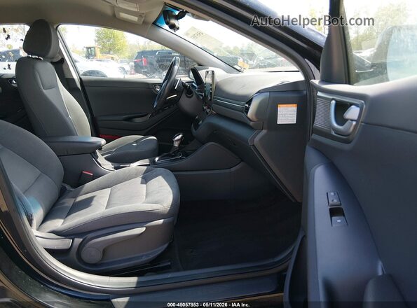 KMHC75LC7LU234351 2020 HYUNDAI IONIQ HYBRID Black Front interior view