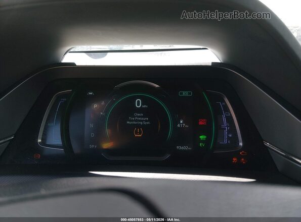 KMHC75LC7LU234351 2020 HYUNDAI IONIQ HYBRID Black Rear seats view