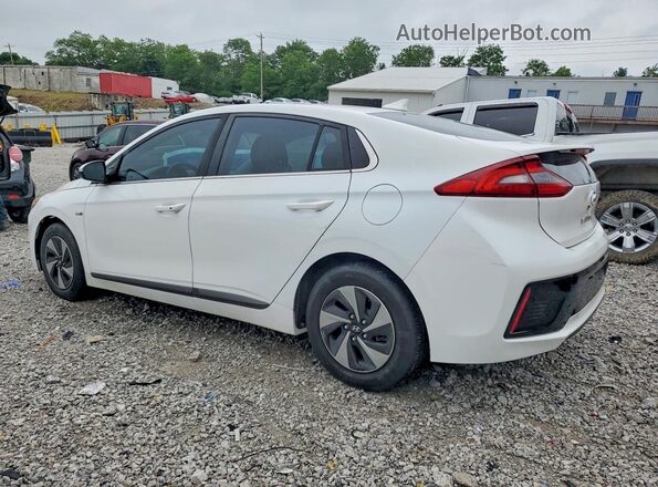 KMHC75LC8HU028348 2017 HYUNDAI IONIQ White Задня ліва чверть