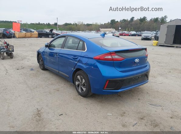 KMHC75LC8JU102454 2018 HYUNDAI IONIQ HYBRID Blue Tył lewy