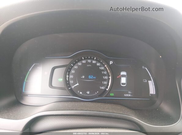 KMHC75LC8JU102454 2018 HYUNDAI IONIQ HYBRID Blue Widok tylnych siedzeń