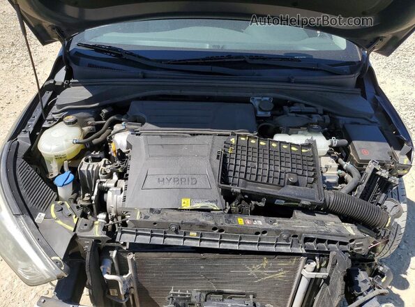 KMHC75LC8KU132166 2019 HYUNDAI IONIQ Black Widok wnętrza z tyłu
