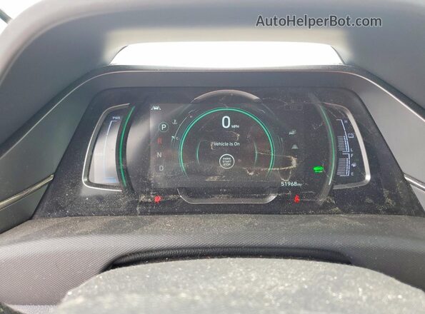 KMHC75LC8NU278927 2022 HYUNDAI IONIQ Silver ხელსაწყოთა პანელის ხედი