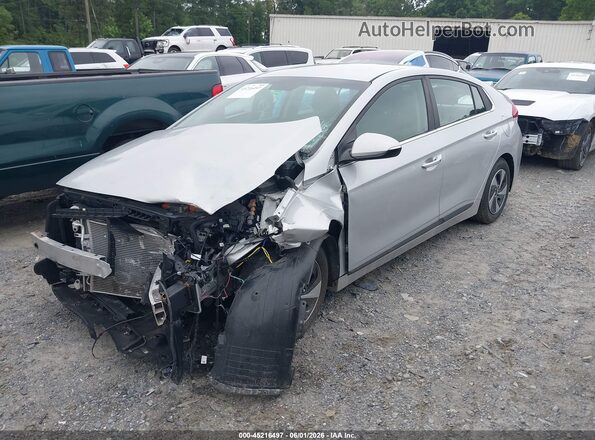 KMHC75LC9JU073949 2018 HYUNDAI IONIQ HYBRID Silver Передня ліва чверть