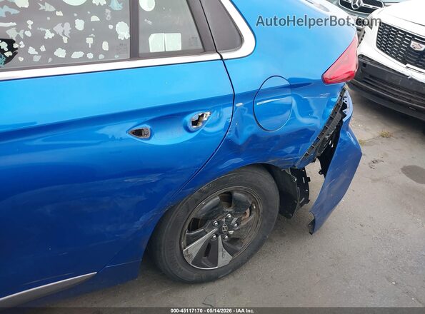 KMHC75LC9JU100034 2018 HYUNDAI IONIQ HYBRID Blue Widok z przodu