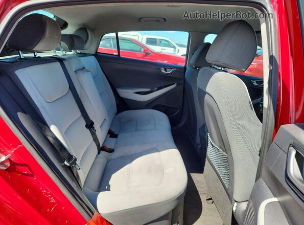 KMHC75LC9MU250987 2021 HYUNDAI IONIQ Бордовый Вид задних сидений