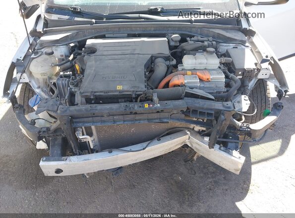 KMHC75LCXJU071711 2018 HYUNDAI IONIQ HYBRID White Հետևի տեսք