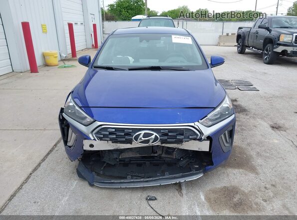 KMHC75LCXLU189664 2020 HYUNDAI IONIQ HYBRID Blue ხელსაწყოთა პანელის ხედი