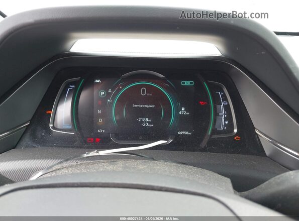 KMHC75LCXLU189664 2020 HYUNDAI IONIQ HYBRID Blue უკანა სავარძლების ხედი