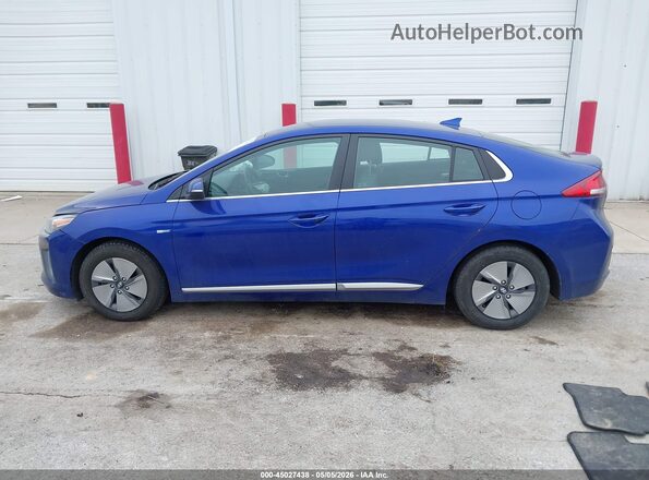 KMHC75LCXLU189664 2020 HYUNDAI IONIQ HYBRID Blue სალონის 360-გრადუსიანი ხედი