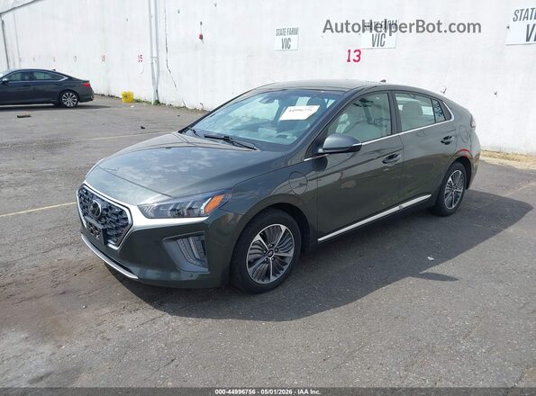 KMHC75LD0MU249655 2021 HYUNDAI IONIQ PLUG-IN HYBRID Gray 