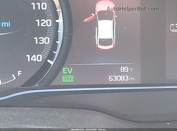 KMHC75LD1KU159265 2019 HYUNDAI IONIQ PLUG-IN HYBRID White 