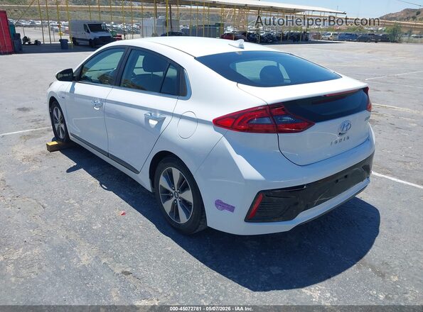 KMHC75LD1KU159265 2019 HYUNDAI IONIQ PLUG-IN HYBRID White უკანა მარცხენა