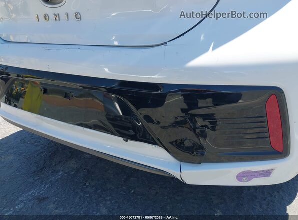KMHC75LD1KU159265 2019 HYUNDAI IONIQ PLUG-IN HYBRID White წინა ხედი